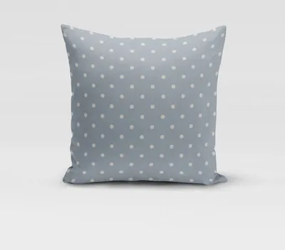Produktbild von SCHÖNER LEBEN. Kissenhülle Full Stop Punkte blau weiß div. Größen Größe 70x70cm (HxB) 70x70cm (HxB) Größe