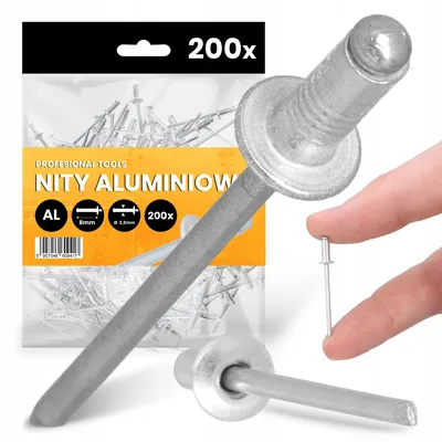 Obrázek produktu pro TRCR Nýty trhací hliník/ocel 3,2x8 mm pozink 200 ks