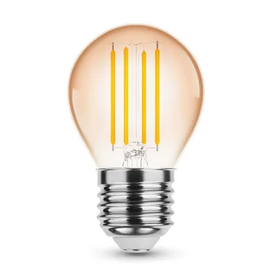 Obrázok produktu pre LED žiarovka E27 - G45 - 4W s príkonom 33W - 1800K extra teplá