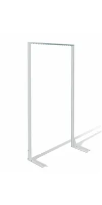 Produktbild von Ständerregal eins.H2010xB1010xT400mm unbestückt lichtgrau
