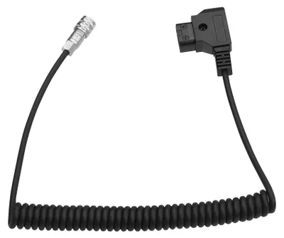 Zdjęcie produktu dla Przewód zasilający D-Tap do BMPCC 4K z 2-pinowym złączem blokującym do kamery Blackmagic Pocket Cinema Camera z akumulatorem Sony V-Mount