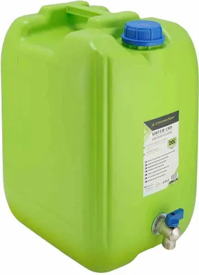 Produktbild von Wasserkanister 20L mit kurzem Metallhahn, ideal für Camping und Outdoor