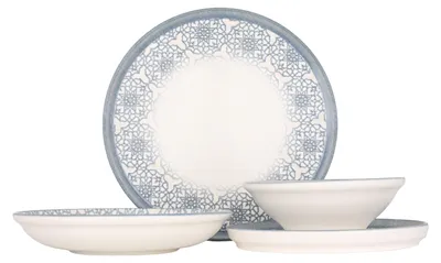 Obrázek produktu pro Sada nádobí Kütahya Porselen  – Casa Blue – 24dílná – pro 6 osob – porcelán