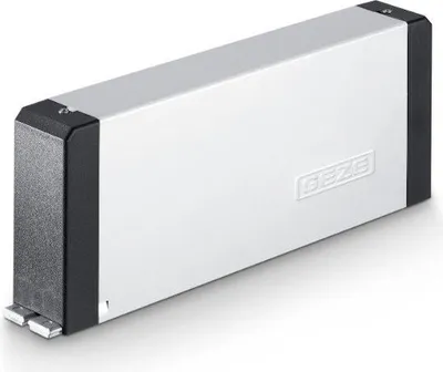 Produktbild von Geze Alu.-Elektrolinearantrieb E212 R1 Länge 210mm Breite 33mm Höhe 80mm silberfarbig EV1 - 20835