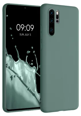 Produktbild von kwmobile Handyhülle für Huawei P30 Pro Hülle - TPU Case - Kabelloses Laden - Schutzhülle Cover in Tannengrün