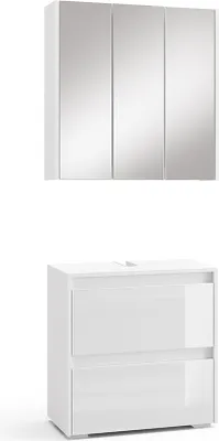 Immagine prodotto di Set di mobili da bagno Vicco Majest Bianco lucido 2 parti, Model 40117
