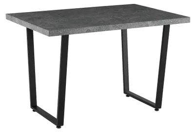 Produktbild von riess-ambiente Esstisch LOFT 120cm grau schwarz Beton-Design Metallbeine Kufengestell 4 Personen