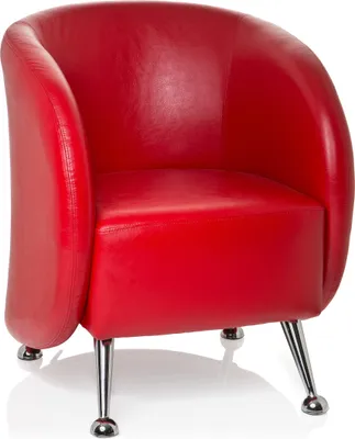 Produktbild von hjh OFFICE Polstersessel ST. LUCIA Kunstleder Sessel Relaxsessel gepolstert