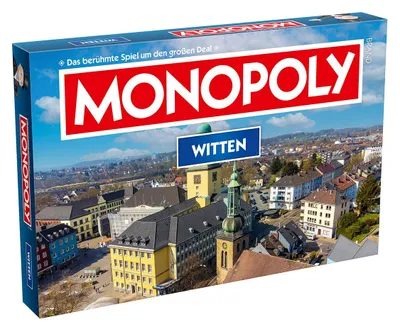 Produktbild von Monopoly - Witten Brettspiel Gesellschaftsspiel Spiel Cityedition Stadtedition