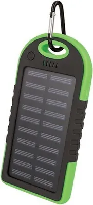 Produktbild von SETTY solárna zelená powerbanka 5000mAh 5V GSM036556