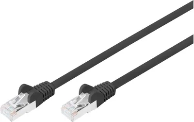 Produktbild von DIGITUS CAT6 RJ45 S/FTP Patchkabel 10,0m schwarz
