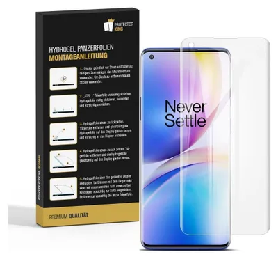 Produktbild von 2x Panzerfolie für OnePlus 8 Pro HYDROGEL FULL COVER Displayschutzfolie HD KLAR