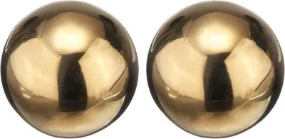 Immagine prodotto di Sfera decorativa dorata da giardino, 42 mm, 2 pezzi