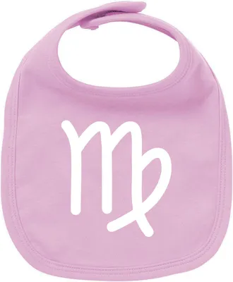 Produktbild von Huuraa Unisex Babylatz Jungfrau Sternzeichen Zeichen Geschenk Babypink  Baumwolle Jungfrau Mitbringsel