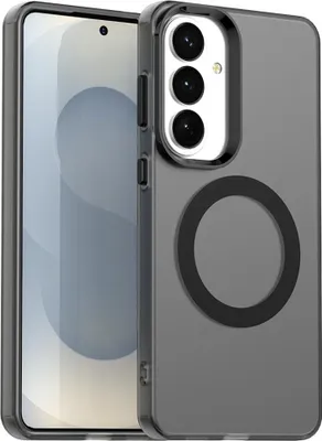 Produktbild von MagSafe Handy Hülle für Samsung Galaxy S26 Plus Candy Design TPU PC Case Schwarz
