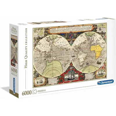 Immagine prodotto di Clementoni 36526 - Carta del mare antica - Puzzle da 6000 pezzi - Collezione di alta qualità