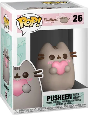 Produktbild von Pusheen - Pusheen with Heart 26 - Funko Pop! - Vinyl Figur