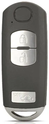 Immagine prodotto di Custodia per chiave auto Techstar®, compatibile con Mazda 2, 3, 5, 6, CX-3, CX-5, CX-7, CX-9, lama con scanalatura dritta, 3 pulsanti