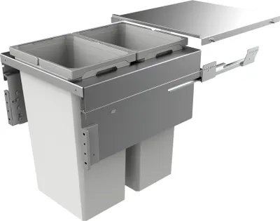 Image de NABER 8012389 Collecteur de déchets COX CLAN 580/500-2 de 70 litres / pour armoire de 50 cm de largeur
