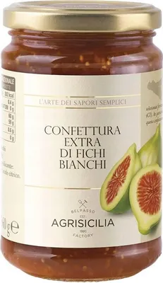 Obrázek produktu pro Agrisicilia Confettura Fichi Bianchi 360 g italská marmeláda z bílých fíků