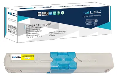 Gelber Toner für Oki C332dn/C332dnw/MC363dn, 3000 Seiten