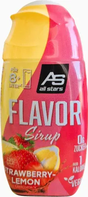 Zdjęcie produktu dla AllStars Flavour Syrop do napojów o smaku truskawkowo-cytrynowym 65 ml