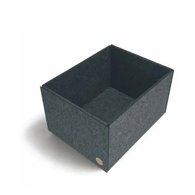 Produktbild von Aufbewahrungsbox CLEAN Filz 42 x 30 x 15 cm ohne Deckel in anthrazit meliert