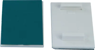 Produktbild von 2 x universal Klebeplatten für Doppelrollos mit Montageprofil und Ready to Fix Rollos weiß