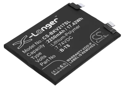 Image de TECHTEK Batterie compatible avec [Vivo] I2022, iQOO 9 Pro, iQOO 9 Pro 5G, V2172A remplace B-T8