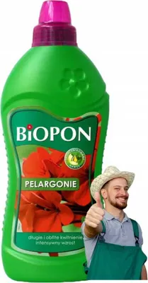 Zdjęcie produktu dla Biopon Nawóz Do Pelargonii I Innych Kwiatów Balkonowych W Płynie 1 L