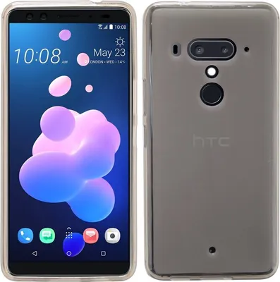 Produktbild von HTC U12+ Handy Silikon Schutzhülle Cover Case Grau
