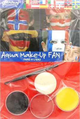 Produktbild von Aqua Make-Up Deutschland (Schwarz, Rot und Gelb / je 7g)