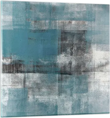 Produktbild von Bilder auf glas - Einteilig - Abstraktion Modern Gürtel - 70x70cm - Glasbilder - Wandbilder - Bilder - zum Aufhängen bereit - Wanddekoration aus Glas - Glas Bilder - Wandbild auf Glas - GAC70x70-4283