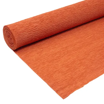 Produktbild von Premium Gärtnerkrepp - Floristenkrepp - 50 x 250 cm - terrakotta - wasserfest, lichtecht