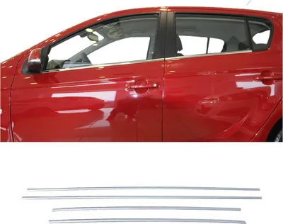 Immagine prodotto di Modanature per finestre per Hyundai i20 HB 5D 2012-2014 acciaio inox cromo 4pcs