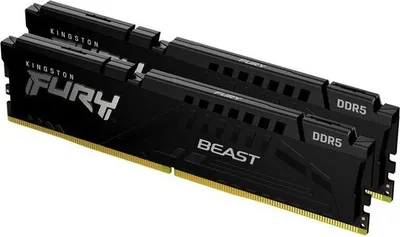 Obrázek produktu pro RAM – KINGSTON – FURY Beast – 16 GB (2 x 8 GB) – DDR5 – 6000 MHz CL36 – (KF560C36BBEK2-16)