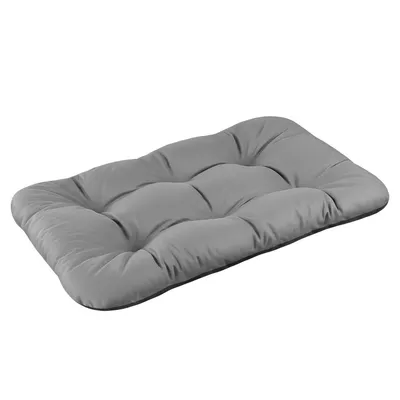 Produktbild von Domarex Wasserdichtes Hundebett Grau, 100x70cm - Weiches Hundekissen Orthopädisches Haustierbett mit Rutschfestem Boden und Waschbarem Bezug
