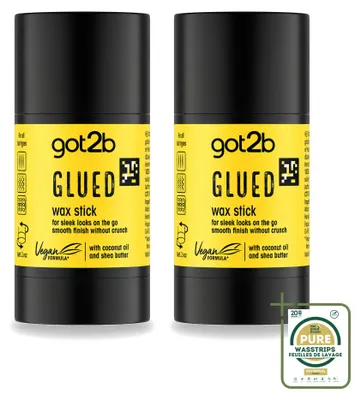 Imagen del producto de 2 unidades de cera en barra got2b Glued - 50 g - Paquete ahorro - 2 unidades