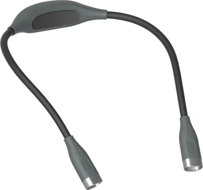 Produktbild von lexible LED Spezial-Lampe Leselampe, weißes/warmes weißes/gemischtes Licht 3 Beleuchtungsmodi, Outdoor-Aktivitäten und zum Laufen in der Nacht - Grau