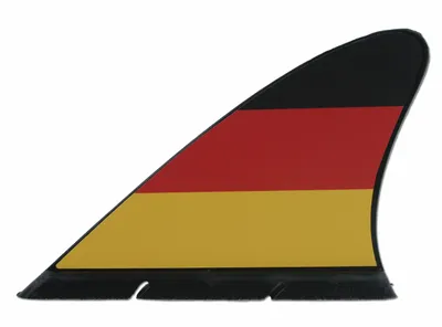Produktbild von Fanflosse Deutschland Querstreifen Fahne Flagge Fussball Auto Magnetisch