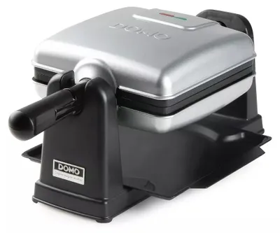 Produktbild von 1400-watt-drehwaffeleisen, edelstahl/schwarz Domo DO9272W