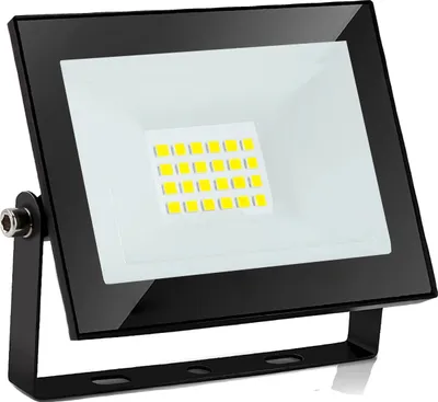 Image de Projecteur à LED, puissance 20W, 2000 lumens, étanche IP65, 20W(220W) 6400k 110x90x28mm, 4 PAs ++ Bon marché