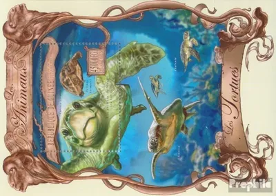Produktbild von Briefmarken Guinea 2013 Mi Block 2227 (kompl. Ausgabe) postfrisch Schildkröten