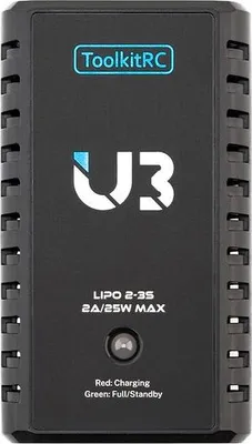 Produktbild von ToolkitRC U3 LiPo 2-3s 2A Ladegerät DC 9-20V USB-C