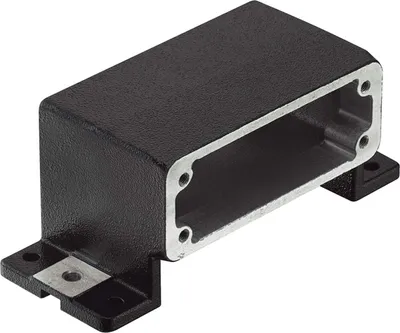 Produktbild von HARTING Han 24HPR enlarged Sockelgehäuse horizontrale Ausführung, 3xM32 gerader Kabelabgang, Schraubverriegelung - 1