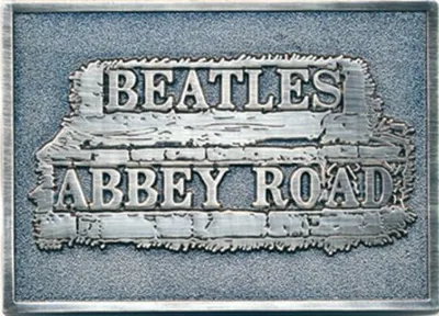 Produktbild von The Beatles - Opasková pracka "Abbey Road", štít RO8769 (jedna veľkosť) (sivá/strieborná)