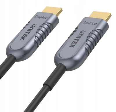 Image de UNITEK C11030DGY Câble optique HDMI 2.1 8K 120Hz 20m