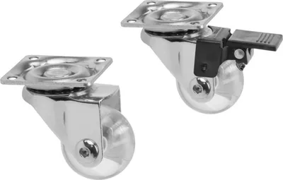 Produktbild von Lenkrolle Bockrolle Möbelrolle Transportrollen Laufrolle Möbelrollen Rad Räder Ø35mm Ohne Bremse