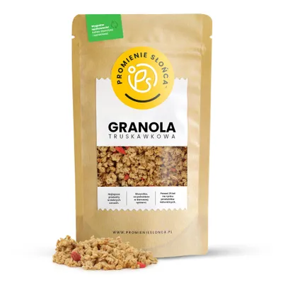 Zdjęcie produktu dla Granola Truskawkowa 500 g