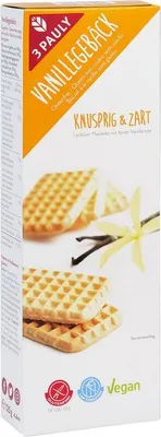 Produktbild von 3 Pauly Vanillegebäck - 125g x 12 - 12er Pack VPE